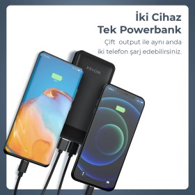 Resim Woyax Powerbank 20000mah Hızlı 22.5w Taşınabilir Batarya Şarj Cihazı 