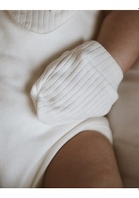 Resim 3lü Hardal-krem-beyaz Yenidoğan Eldiven Set Model 1 Çok Renkli 