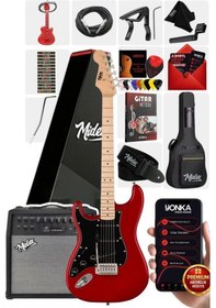 Resim Midex Rph-31rd-50amp Solak Elektro Gitar 50w Amfili Full Set 