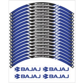Resim PROMOT BAJAJ DOMİNAR 250/400 UYUMLU JANT ŞERİDİ Motosiklet Aksesuar Jant Sticker 3 