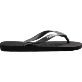 Resim Havaianas Siyah Erkek Plaj Terliği Top Logo Pop 