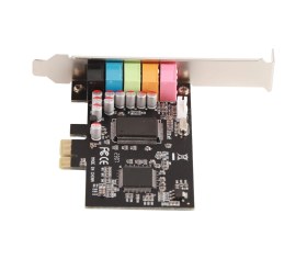 Resim Xiyyadms Pcı-e Ses Kartı Cmı8738 5.1 Kanal, Ses Gürültüsü Azaltma, Ev Sineması Ve Oyunlar İçin Masaüstü Bilgisayar Ses Kartı 