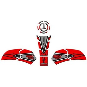 Resim Rks Srk 125 R 2023 - 2025 Uyumlu Tank Pad Set 001 
