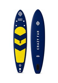 Resim Crazy Fan Sarı Lacivert Şişme Sup Board / Paddle Board 320 Cm 