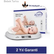 Resim Acura Ac-52 Ce Onaylı 20kg Kapasiteli Dijital Bebek Tartısı 