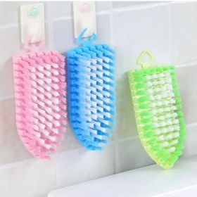 Resim Esnek Bükülebilir Temizlik Fırçası Beyaz 