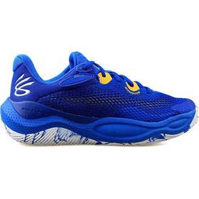 Resim Under Armour Curry Splash 24 Unisex Basketbol Ayakkabısı 3027636-401 Mavi 
