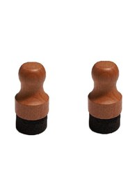 Resim Xurunkeji Kesme Tahtası Yağı Ve Balmumu Aplikatörü, Ahşap Kesme Tahtaları, Kasap Blokları, Çatal Bıçak Takımları İçin Yuvarlak Ahşap Aplikatörü 