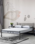 Resim EVGER HOME Metal Karyola, K70 Siyah Metal Karyola, 150x200 