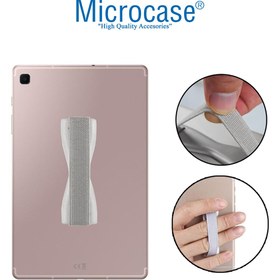 Resim Microcase Tabletler Için Üniversal Lastikli El Tutucu Al2682 Gümüş 
