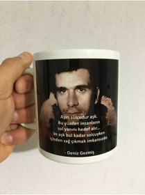 Resim Olympus plus Deniz Gezmiş Tasarım Beyaz Kupa Bardak 