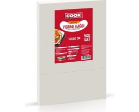 Resim Mabeyn Cook Edt Kesilmiş Beyaz Pişirme Kağıdı, 40 x 60 Cm, 500 Yaprak 