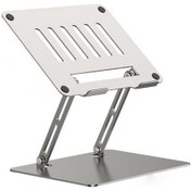 Resim Cbtx D65 Ayarlanabilir Masaüstü Dizüstü Tutucu Standı Katlanabilir Dizüstü Bilgisayar Yükseltici Braketi - Gümüş 