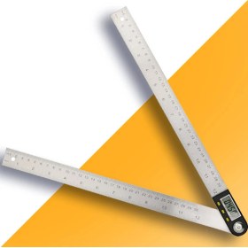 Resim Sevgift 5422-300 Dijital Açı Ölçer 30 cm (360 Derece Dönebilir) 