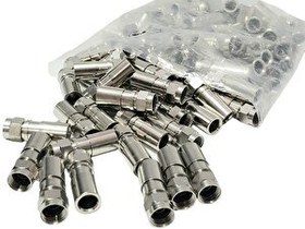 Resim Rose RG6 Sıkmalı F Konnektör 100 Adet 