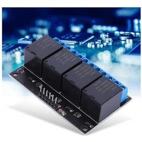 Resim Fortunelane 5v 4 Kanal Oto-kilitleyen Röle Modülü - Düşük Seviye Tetiklemeli, Mcu Ve Buton İle Kontrollü Anahtar, Yüksek Doğruluk 