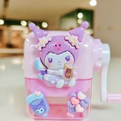 Resim Sanrio için for kuromi & için for my melody Anime-Style Taşınabilir Kesici - Çiçek ve Kalp Detayları ile Sevimli Karakter Tasarımı, Okul, Ofis, Sanat Malzemeleri için Kompakt ve Hafif - Pil Gerektirmez, Sevimli Kalemler, Zihinsel Tasarım, Dayanıklı Yapı 
