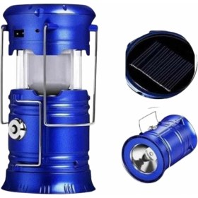 Resim Zero Land Resveq Büyük Boy Güneş Enerjili Kamp Feneri Işıldak Lamba USB Şarjlı 