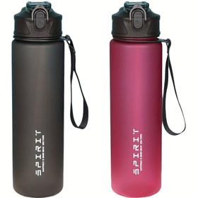 Resim Grinkwell 26oz Mat Spor Su Şişesi - Sızdırmaz, BPA İçermeyen PC, Silikon Pipet & Spor Salonu & Dış Aktiviteler için Taşıma İpi ile 