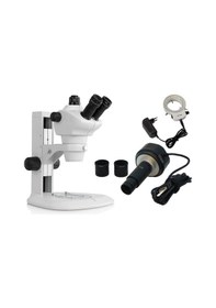 Resim Ece Opto-edu Dijital Mikroskop Trinoküler Stereo Zum 5mp Usb Kame 