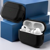 Resim AirPods1/2, AirPods Pro, AirPods Pro 2, AirPods3 ve AirPods4 Uyumlu TPU Simülasyon Deri Kılıf - Şık Tasarım, Tam Koruma ve Anahtarlık Dahil 