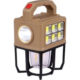 Resim Powermaster Pm-26459 3 Modlu Beyaz - Filament Solar Masa - Kamp Lambası - El Feneri 