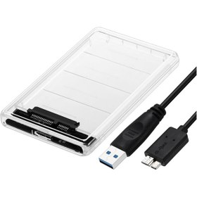 Resim Mena Rise 6642 2.5" USB 3.0 Harici SSD Harddisk Şeffaf Taşınabilir HDD Sata Kutusu USB 3.0 İLE 5 Gbps a Ka 