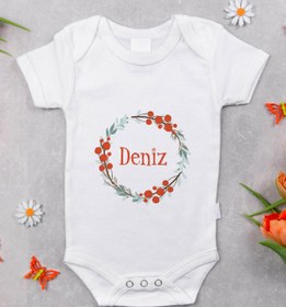 Resim BK Kids Harfli İsimli Bebek Body Zıbın - Model 4 