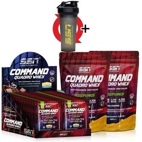 Resim SSN Sports Style Nutrition Command Quadro Whey 1780 gr 70 Şase Mıx Çikolata- Muz Mango (40X1 BOX-15X2) Kombinasyon 