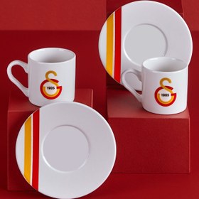 Resim Neva Galatasaray Çizgili 2'li Kahve Fincan Takımı 