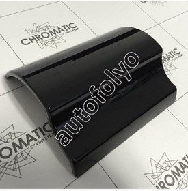 Resim Siyah Folyo Kendinden Yapışkanlı Parlak 60 Cm X 1 Metre 