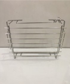 Resim Mabello Banyo Duş Rafı 225x15 Tekli Kare Süngerlik Krom 