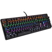 Resim Hp GK100F Mekanik Gaming Klavye, Kablolu Klavye Modern Tasarım Türkçe Q Klavye Rgb Işıklı 