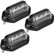 Resim 3x LED Plaka Işık Su Geçirmez Plaka Kuyruk Işığı Römorklar, Rv, Kamyonlar, Tekneler (Yurt Dışından) 
