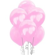 Resim Nedi Balon Düz Renk Pembe 100 LÜ PM-72019 