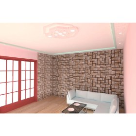 Resim Motifpiyer Tavan LED Spotlu Göbeği 80-Sekizgen-Dış Çıtalı 