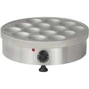 Resim OMAKE Teflonsuz 14 Bölmeli Tekli Pankek Makinesi, Elektrikli 