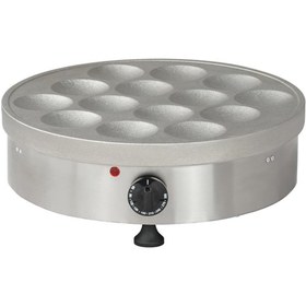 Resim OMAKE Teflonsuz 14 Bölmeli Tekli Pankek Makinesi, Elektrikli 