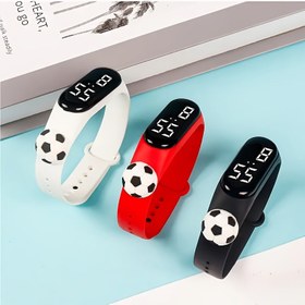 Resim 3 Adet Çocuklar Için LED Futbol Topu Kol Saatleri, Spor Dijital Ekran, Silikon Kayış, Işık Yayan, Pille Çalışan, Şarj Edilemeyen, Elektronik Hareketli, 3-14 Yaş Arası Erkek ve Kız Çocuklar İçin 