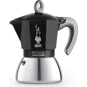 Resim Bialetti İndüksiyon Mokapot Siyah 4 Cup 