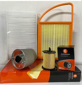 Resim Peugeot 308 Citroen C4 Euro5 Filitre Seti Erp Polen İthal 