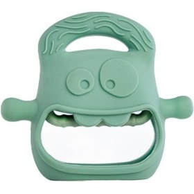 Resim Bebek Silikon Diş Kaşıyıcı Koyu Yeşil 