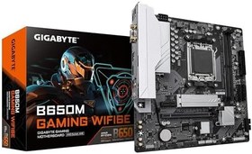 Resim GIGABYTE B650M GAMING WIFI AM5 DDR5 6400MHz(OC) PCIe 4.0 M.2 NVMe WiFi 6E Gigabit LAN mATX Anakart 