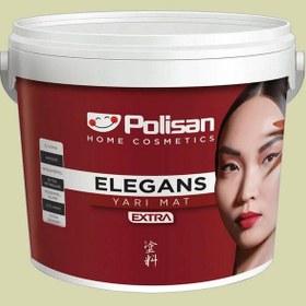 Resim Polisan 4346 - Karizmatik Yeşil - Cİ-7333 15 Litre Elegans Extra Yarı Mat İç Cephe Boyası (25600022200) 