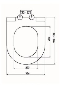 Resim Nkp Slim İnci Thermoplast Yavaş Kapanan Klozet Kapağı 