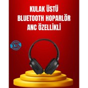Resim Techno Stock Geniş Frekans Aralıklı Bluetooth Kulak Üstü Kulaklık 