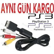 Resim Play Station Av Kablosu Ps Ps2 Ps3 Tv Ara Kablosu 