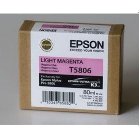 Resim Epson T5806 C13T580600 Açık Kırmızı Kartuş 