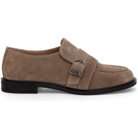 Resim U.S. Polo Assn. Kadın Bej Süet Loafer 50315247-VR011 