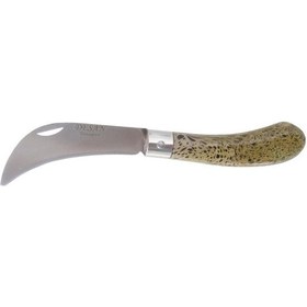 Resim Desan Aşı Bıçağı Eğri Ağız Ahşap Sap 19Cm - Denizli 